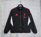 LIVERPOOL Black FB Anthem windbreaker Jacket 2025/26