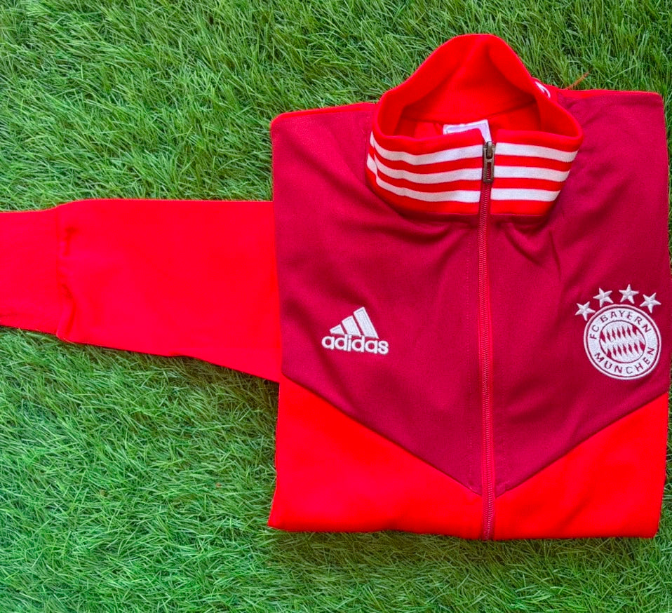 Bayern Munich Red High Neck Jacket