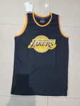 Lakers Los angles 2 Black yellow Basketball Jersey Only[Print]