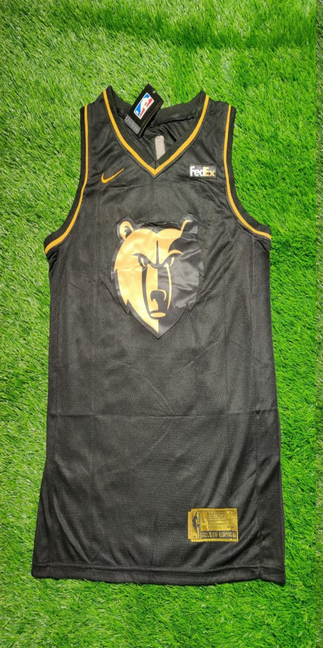 Morrant 12 Wolves Black/Yellow Basketball Jersey [Stitch]