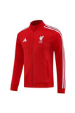 Liverpool Red with White stripes Home Zipper 2025/26