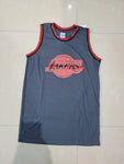 Lakers Los angles 2 Grey Red Basketball Jersey Only[Print]