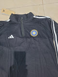 INDIA  Cricket Full Sleeve FAN Black with White strips Jersey 2024/25 [Superior Quality]