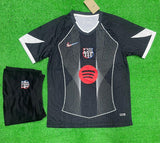 Barcelona Special Version Black/White Jersey With Shorts 2025/26 [Premium Quality]