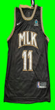 MLK Young 11 Black/White Basketball Jersey [Stitch]