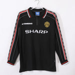 Retro Manchester United Away Full Sleeve Jersey .98-00.