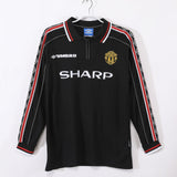 Retro Manchester United Away Full Sleeve Jersey .98-00.