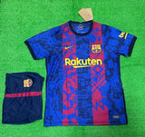 Barca 4th UCL Jersey with Shorts 2021/22 [Premium Quality]