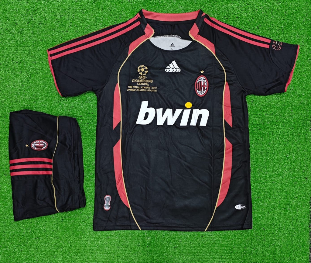Retro AC Milan 3rd Jersey & Shorts UCL Final 2007