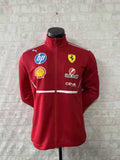 Scuderia Ferrari HP 25Jacket in dark cherry Red with Sponsers Logo.