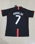 Retro Manchester United Away Ronaldo Jersey with Shorts 07/08
