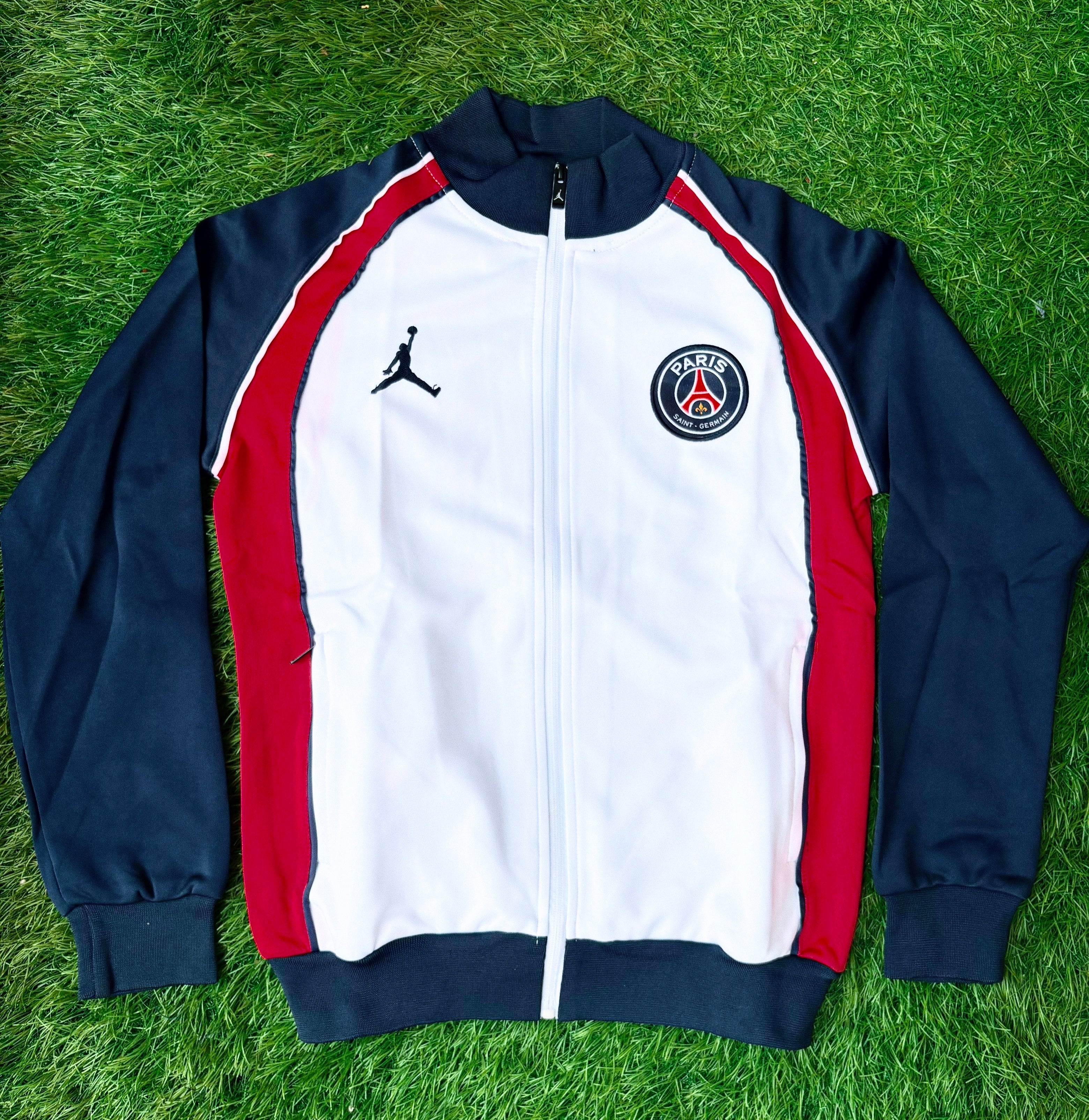 PSG Jordan White Anthem Jacket