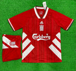 Retro Liverpool Home Jersey with Shorts 1993/95.