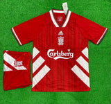 Retro Liverpool Home Jersey with Shorts 1993/95.