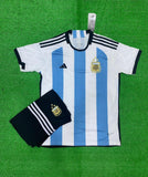Argentina Home Jersey with Shorts. 2022/23 3 Star.[Premium Quality]