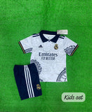 Kids/Youth Real Madrid Chinese dragon white Premium Jersey & Shorts 2023/24