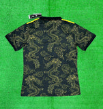 R Madrid Chinese Dragon special edition Black /Gold Jersey front and back sublimation 2023/24 [Superior Quality]