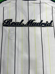 R Madrid White Embroidered Baseball Jersey  2025/26 [Player's Quality]