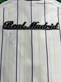 R Madrid White Embroidered Baseball Jersey  2025/26 [Player's Quality]