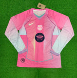 Barcelona Home Special Version Pink Full Sleeve Jersey 2025/26 [Superior Quality]