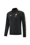 Liverpool away Black with yellow stripes Zipper 2025/26