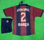 Barcelona Home Special Version Jersey With Shorts 2025/26 [Premium Quality]