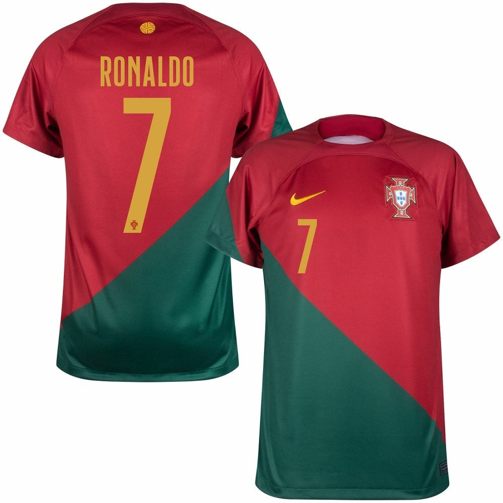 Retro Ronaldo Portugal Home Jersey WC 2022 [Superior Quality]