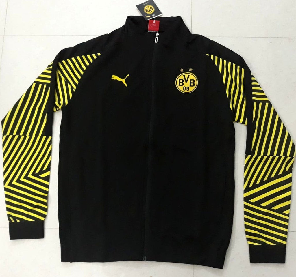 BVB Dortmund Black and Yellow Stripes Jacket