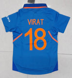 Kids Original VIRAT KOHLI India International Cricket Jersey World Cup 2019 [Original Piece]