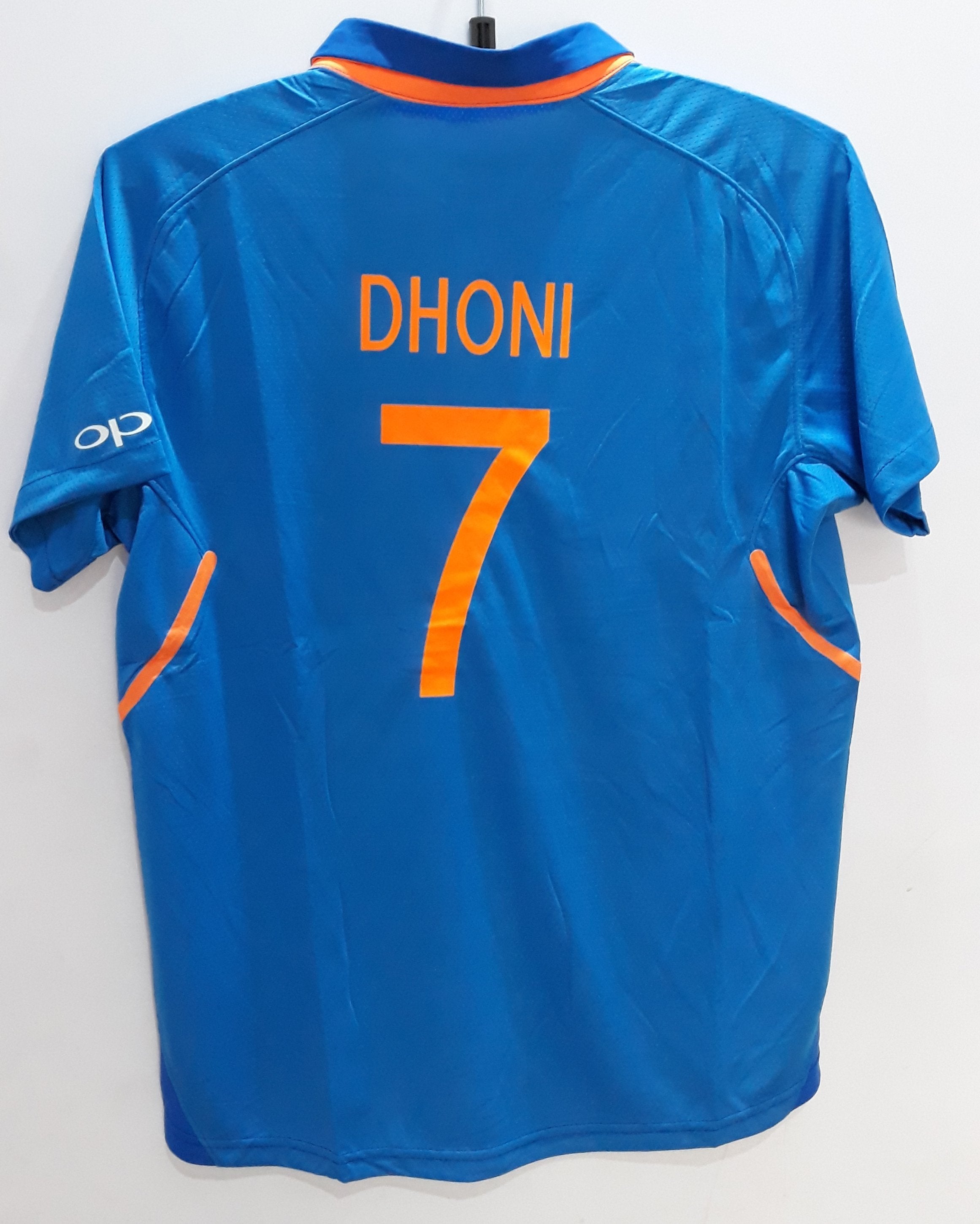 Kids Original MS DHONI India International Cricket Jersey World Cup 2019 [Original Piece]