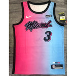 Wade 3 Miami Multi-Colour Basketball Jersey [Stitch]