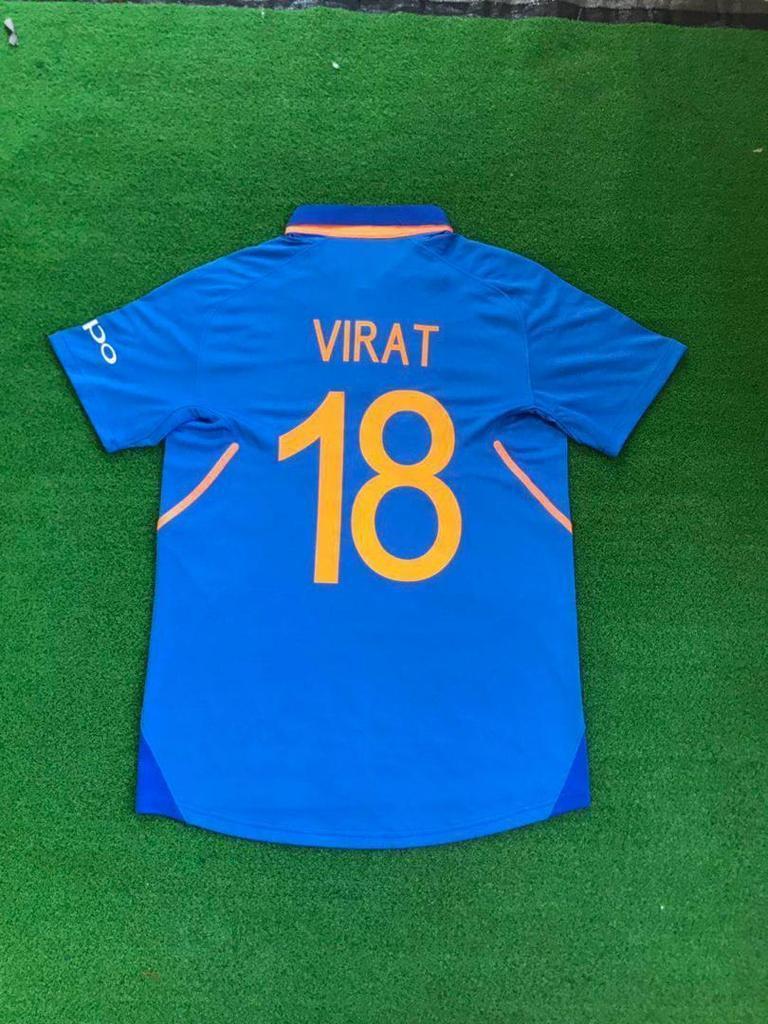 Original VIRAT KOHLI India Cricket Jersey World Cup2019.