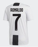 Retro Juventus ICONIC Ronaldo Home Jersey 2018/19 (With Italia logo) [Superior Quality]
