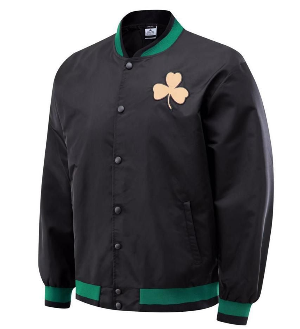 Boston Basketball Windbreaker Jacket
