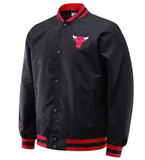 Chicago Bulls Black/Red Windbreaker Basketball Jacket