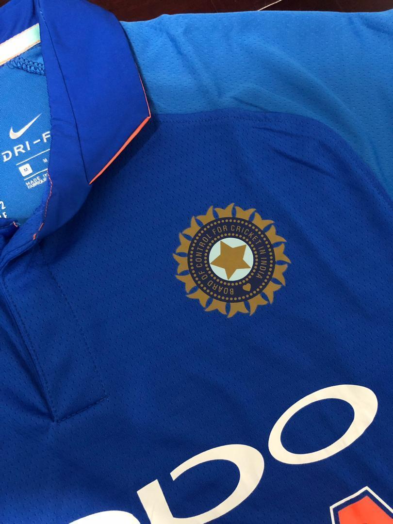 Kids Original MS DHONI India International Cricket Jersey World Cup 2019 [Original Piece]