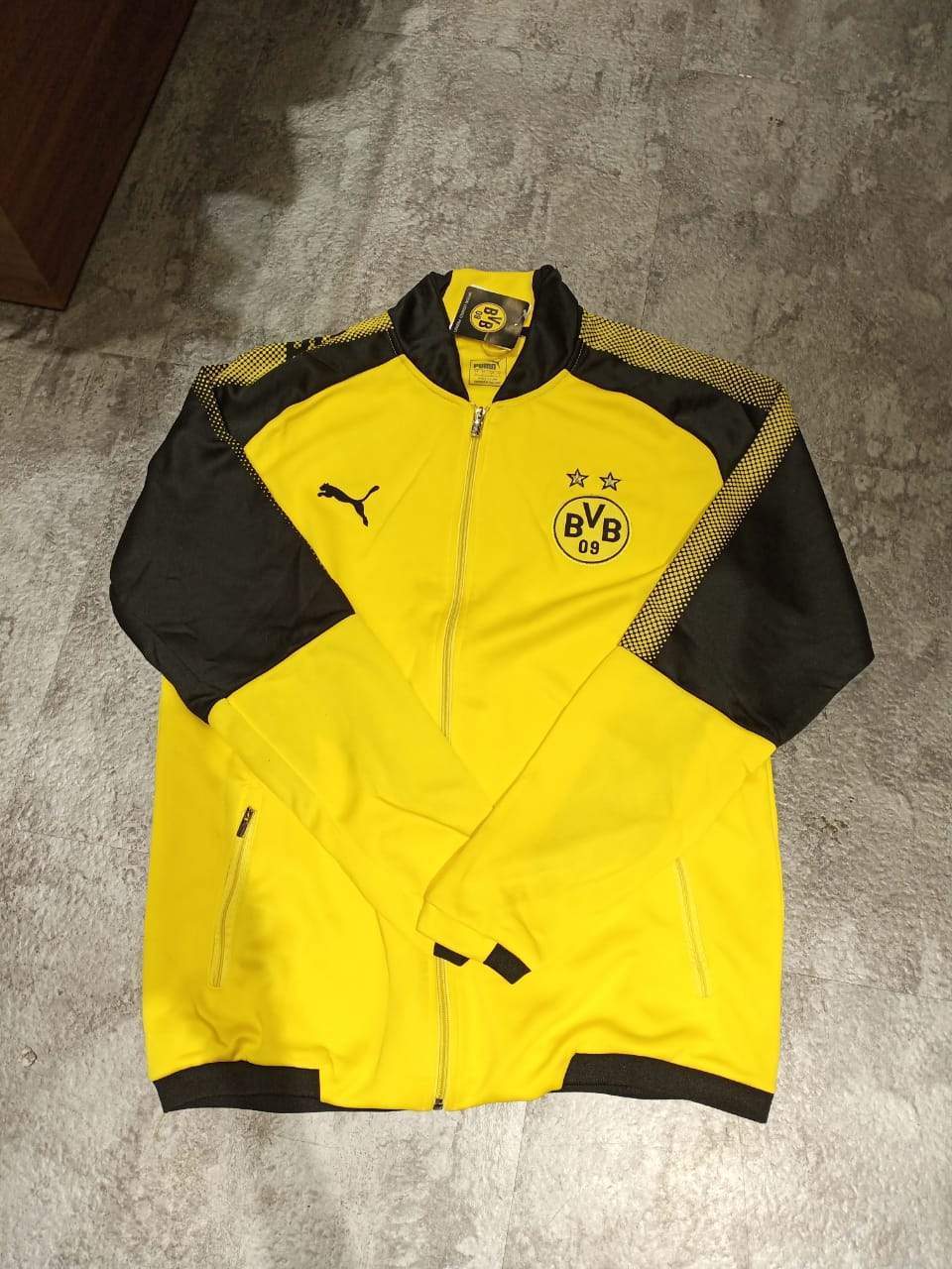 BVB Dortmund Yellow Black Zipper