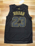 Jordan 23 Black Basketball Jersey [Stitch]