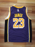 James 23 Violet City Basketball Jersey [Stitch]