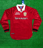 Retro Man Utd Home Full Sleeve Jersey UCL Final 1999