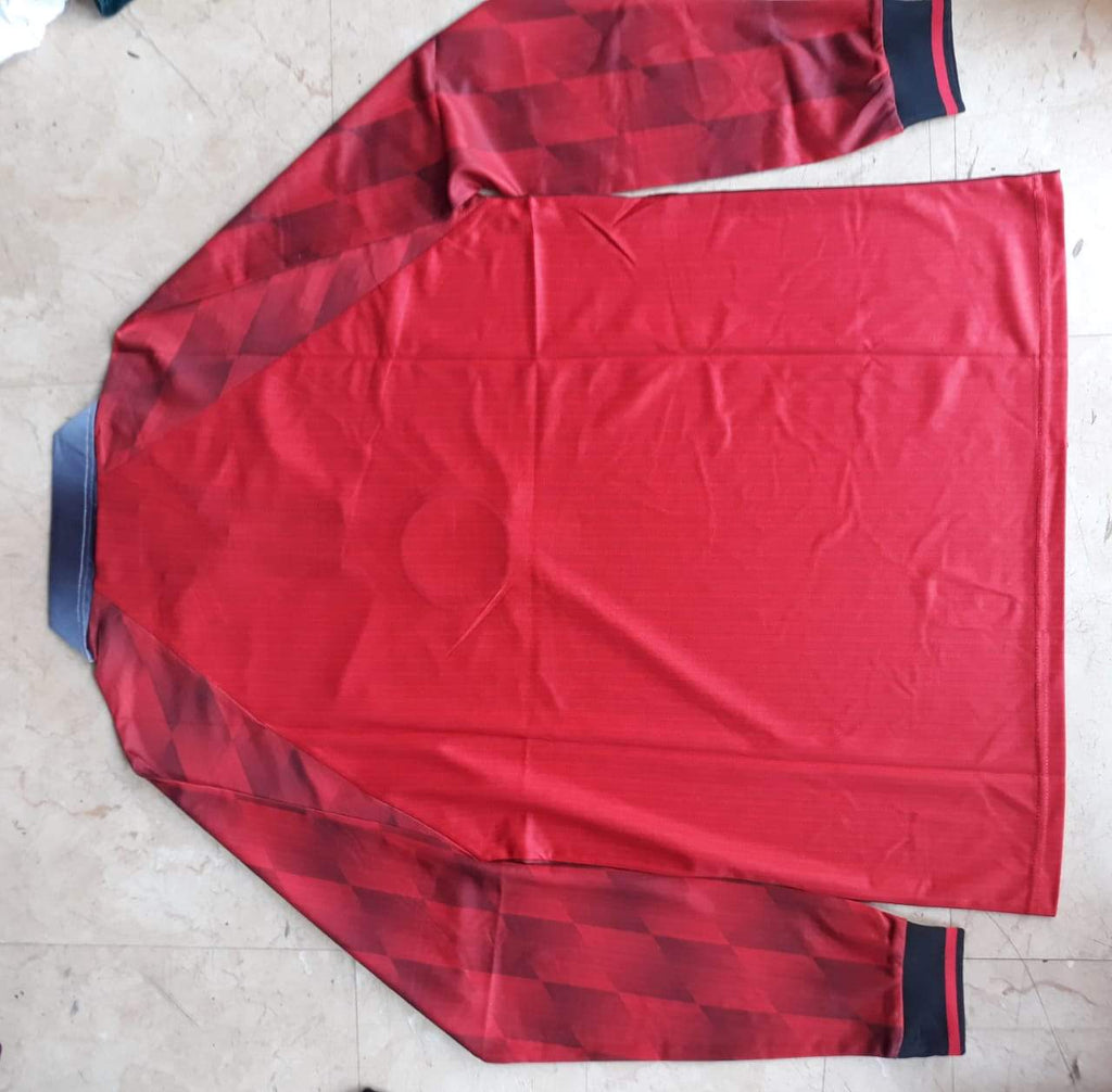 Retro Manchester Utd Home Full Sleeve Jersey 96-99