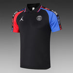 PSG Jordan Black/Red/Blue Polo Tee