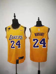Bryant Lakers 24 Yellow/Blue Basketball Jersey [Stitch]