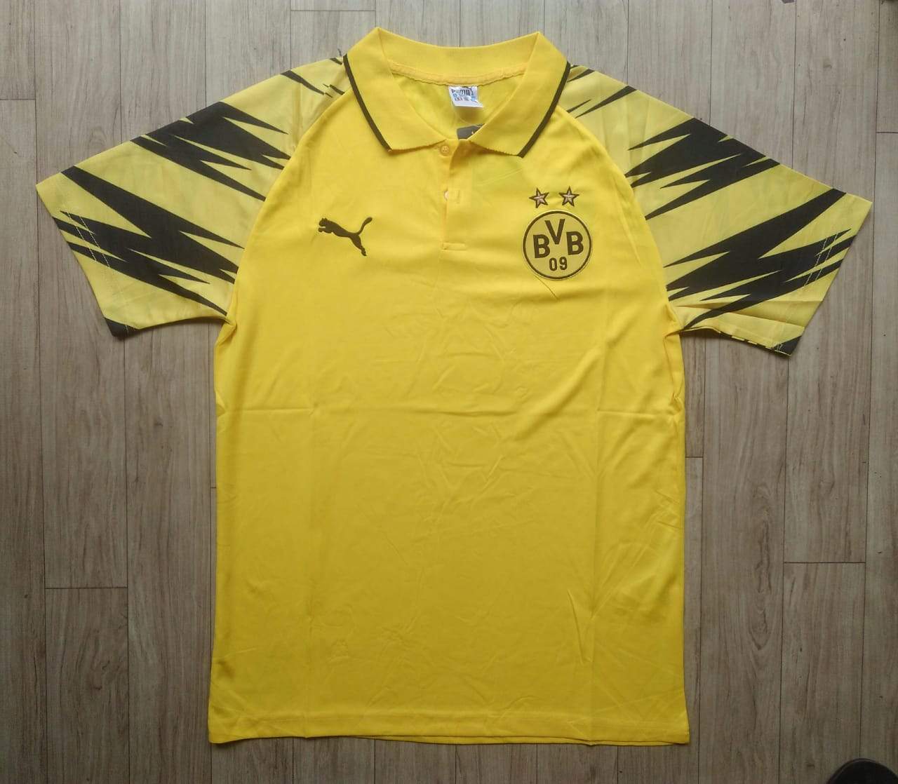 BVB Dortmund Yellow Polo T-Shirt.