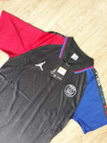 PSG Jordan Black/Red/Blue Polo Tee