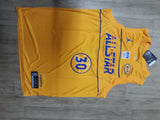 Curry 30 All Stars Yellow/Blue Basketball Jersey [Stitch]