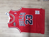 Jordan 23 Bulls Red/Black Basketball Jersey [Stitch]