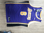 James 6 Lakers Blue/Yellow Basketball Jersey [Stitch]