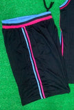 Miami Black Basketball Shorts Only