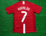 Retro Ronaldo Manchester United Home Jersey UCL Final 2007/08